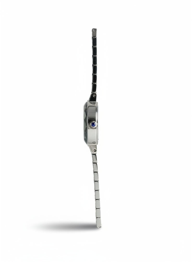 كارتييه ساعة كارتييه كوارتز بسوار من الفولاذ المقاوم للصدأ ومينا روماني - Image 2